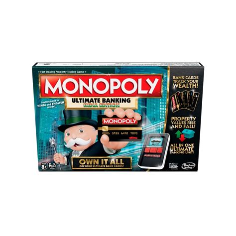 Hasbro Gaming Monopoly Ultimate Banking Edition Board Game .